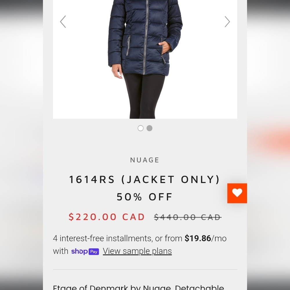 Nuage Sport lightweight, down-filled Purple & Black puffer jacket Plus Size 2x - Picture 12 of 12